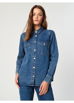Sinsay - Koszula jeansowa - niebieski ze sklepu Sinsay w kategorii Koszule damskie - zdjęcie 168284229