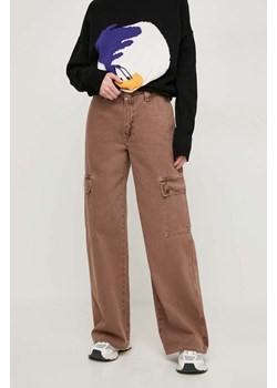 MAX&amp;Co. jeansy damskie kolor brązowy ze sklepu ANSWEAR.com w kategorii Jeansy damskie - zdjęcie 168287055
