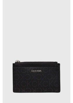 Calvin Klein portfel damski kolor czarny ze sklepu ANSWEAR.com w kategorii Portfele damskie - zdjęcie 168291058