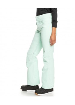 Damskie spodnie narciarskie ROXY Diversion - miętowe ze sklepu Sportstylestory.com w kategorii Spodnie damskie - zdjęcie 168291966