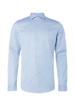 Koszula biznesowa o kroju slim fit z diagonalu z bardzo długim rękawem ze sklepu Peek&Cloppenburg  w kategorii Koszule męskie - zdjęcie 168292157