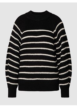 Sweter z dzianiny ze wzorem w paski model ‘MIBA’ ze sklepu Peek&Cloppenburg  w kategorii Swetry damskie - zdjęcie 168292328