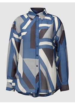 Bluzka z dodatkiem jedwabiu i wzorem na całej powierzchni ze sklepu Peek&Cloppenburg  w kategorii Koszule damskie - zdjęcie 168292358