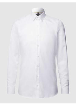 Koszula biznesowa o kroju super slim fit z diagonalu ze sklepu Peek&Cloppenburg  w kategorii Koszule męskie - zdjęcie 168292869