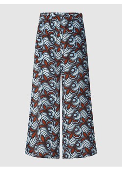 Spodnie z jedwabiu ze wzorem na całej powierzchni model ‘EUSEBIO’ ze sklepu Peek&Cloppenburg  w kategorii Spodnie damskie - zdjęcie 168293136