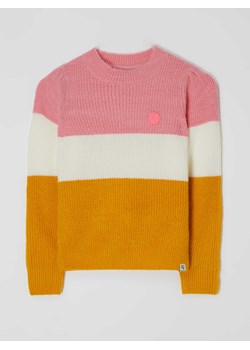 Sweter ze wzorem w blokowe pasy ze sklepu Peek&Cloppenburg  w kategorii Swetry dziewczęce - zdjęcie 168293535