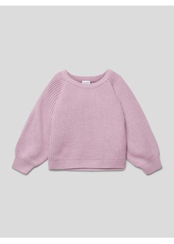 Sweter z dzianiny z okrągłym dekoltem model ‘VALEA’ ze sklepu Peek&Cloppenburg  w kategorii Swetry dziewczęce - zdjęcie 168293588