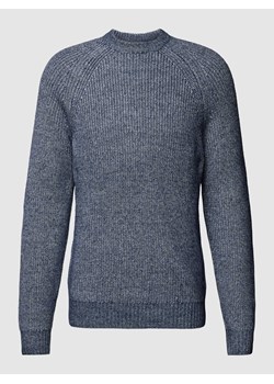 Sweter z dzianiny z efektem melanżu ze sklepu Peek&Cloppenburg  w kategorii Swetry męskie - zdjęcie 168293907
