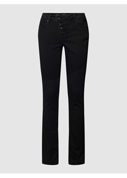 Spodnie z listwą guzikową model ‘Malibu’ ze sklepu Peek&Cloppenburg  w kategorii Spodnie damskie - zdjęcie 168294005