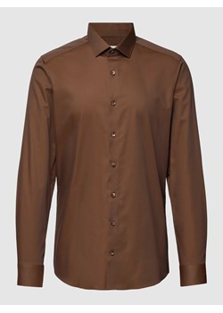 Koszula biznesowa o kroju body fit z kołnierzykiem typu kent model ‘Nick’ ze sklepu Peek&Cloppenburg  w kategorii Koszule męskie - zdjęcie 168294297