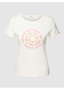 T-shirt z nadrukiem z logo ze sklepu Peek&Cloppenburg  w kategorii Bluzki damskie - zdjęcie 168294409