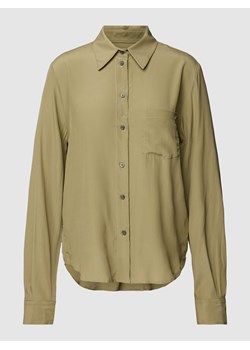 Bluzka koszulowa z dodatkiem jedwabiu model 'CELOSA' ze sklepu Peek&Cloppenburg  w kategorii Koszule damskie - zdjęcie 168294545