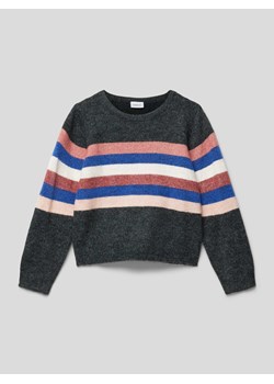 Sweter z dzianiny w paski ze sklepu Peek&Cloppenburg  w kategorii Swetry dziewczęce - zdjęcie 168294867