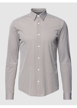 Koszula casualowa z drobnym wzorem na całej powierzchni model ‘Roan’ ze sklepu Peek&Cloppenburg  w kategorii Koszule męskie - zdjęcie 168294897