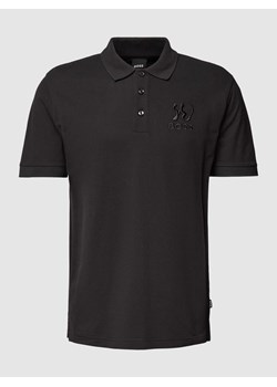 Koszulka polo z wyhaftowanym logo model ‘Parlay’ ze sklepu Peek&Cloppenburg  w kategorii T-shirty męskie - zdjęcie 168294966