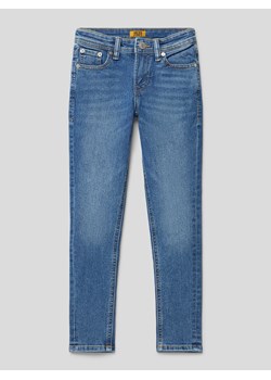 Jeansy o kroju regular fit z zapięciem na guzik model ‘LIAM’ ze sklepu Peek&Cloppenburg  w kategorii Spodnie chłopięce - zdjęcie 168295085
