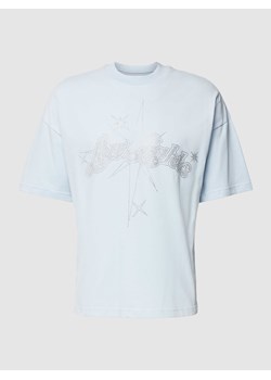 T-shirt z obszyciem kamieniami stras z logo model ‘Stargaze Rhinestone’ ze sklepu Peek&Cloppenburg  w kategorii T-shirty męskie - zdjęcie 168295185