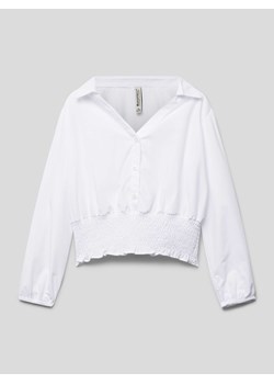Bluzka krótka z krótką listwą guzikową ze sklepu Peek&Cloppenburg  w kategorii Bluzki dziewczęce - zdjęcie 168295588
