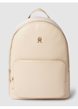 Plecak w jednolitym kolorze z detalem z logo ze sklepu Peek&Cloppenburg  w kategorii Plecaki - zdjęcie 168295617