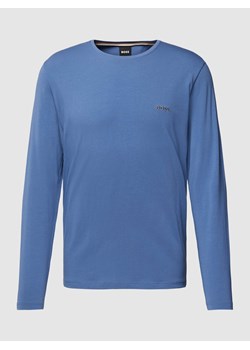 Bluzka z długim rękawem,wyhaftowanym logo i efektem melanżu ze sklepu Peek&Cloppenburg  w kategorii T-shirty męskie - zdjęcie 168295687
