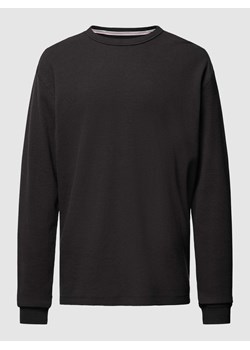 Bluzka z długim rękawem z fakturą wafla ze sklepu Peek&Cloppenburg  w kategorii T-shirty męskie - zdjęcie 168295747