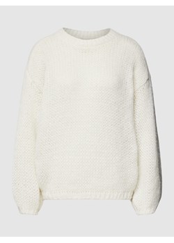 Sweter z dzianiny z obniżonymi ramionami model ‘ADA’ ze sklepu Peek&Cloppenburg  w kategorii Swetry damskie - zdjęcie 168295769