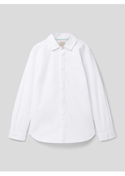Bluzka z listwa guzikową z plisą ze sklepu Peek&Cloppenburg  w kategorii Koszule chłopięce - zdjęcie 168295795