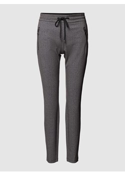 Spodnie materiałowe z elastycznym pasem ze sklepu Peek&Cloppenburg  w kategorii Spodnie damskie - zdjęcie 168295796