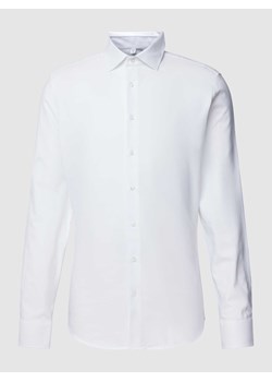 Koszula biznesowa o kroju slim fit z kołnierzykiem typu kent ze sklepu Peek&Cloppenburg  w kategorii Koszule męskie - zdjęcie 168295986