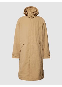 Płaszcz z kapturem model ‘TECH CARCOAT’ ze sklepu Peek&Cloppenburg  w kategorii Płaszcze męskie - zdjęcie 168296178