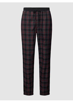 Spodnie od piżamy ze wzorem w szkocką kratę i elastycznym pasem ze sklepu Peek&Cloppenburg  w kategorii Piżamy męskie - zdjęcie 168296179