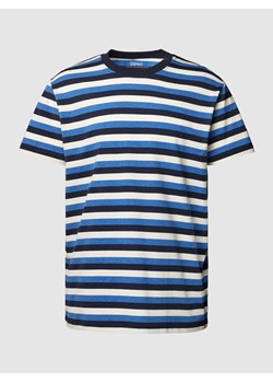 T-shirt z wiskozy ze wzorem w paski ze sklepu Peek&Cloppenburg  w kategorii T-shirty męskie - zdjęcie 168296416