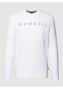 Bluzka z długim rękawem i nadrukiem z logo ze sklepu Peek&Cloppenburg  w kategorii T-shirty męskie - zdjęcie 168297295