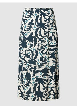 Spódnica midi z wiskozy ze wzorem na całej powierzchni ze sklepu Peek&Cloppenburg  w kategorii Spódnice - zdjęcie 168297629
