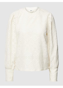 Bluzka z długim rękawem z ażurowym wzorem ze sklepu Peek&Cloppenburg  w kategorii Bluzki damskie - zdjęcie 168297725