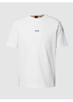 T-shirt z nadrukiem z logo ze sklepu Peek&Cloppenburg  w kategorii T-shirty męskie - zdjęcie 168297845