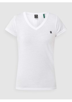 T-shirt o kroju slim fit z bawełny ekologicznej model ‘Eyben’ ze sklepu Peek&Cloppenburg  w kategorii Bluzki damskie - zdjęcie 168298405