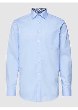 Koszula biznesowa o kroju regular fit z nakładaną kieszenią na piersi ze sklepu Peek&Cloppenburg  w kategorii Koszule męskie - zdjęcie 168299078