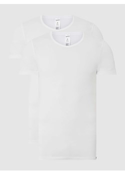 T-shirt z bawełny w zestawie 2 szt. ze sklepu Peek&Cloppenburg  w kategorii Podkoszulki męskie - zdjęcie 168299245