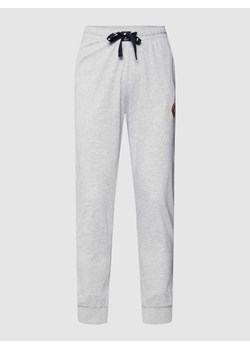Spodnie dresowe z efektem melanżowym ze sklepu Peek&Cloppenburg  w kategorii Spodnie męskie - zdjęcie 168299558