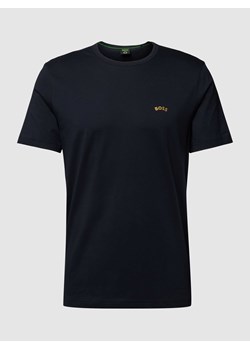 T-shirt z napisem z logo model ‘Tee Curved’ ze sklepu Peek&Cloppenburg  w kategorii T-shirty męskie - zdjęcie 168299939