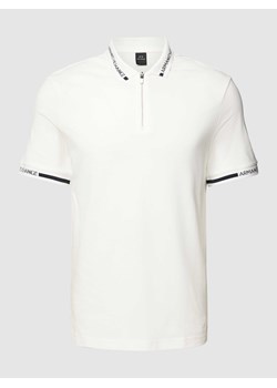 Koszulka polo z detalami z logo ze sklepu Peek&Cloppenburg  w kategorii T-shirty męskie - zdjęcie 168300039