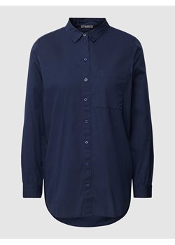 Bluzka z przedłużonym tyłem model ‘Popeline’ ze sklepu Peek&Cloppenburg  w kategorii Koszule damskie - zdjęcie 168300975