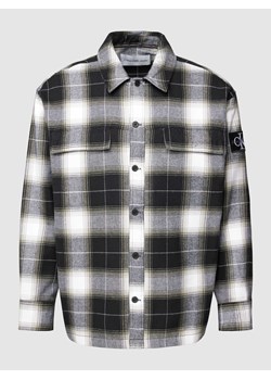 Kurtka koszulowa ze wzorem w szkocką kratę model ‘CHECK’ ze sklepu Peek&Cloppenburg  w kategorii Kurtki męskie - zdjęcie 168301275