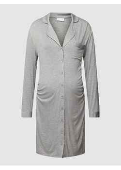 Koszula nocna z wykładanym kołnierzem model ‘Nightgown Matern’ ze sklepu Peek&Cloppenburg  w kategorii Koszule nocne - zdjęcie 168301299