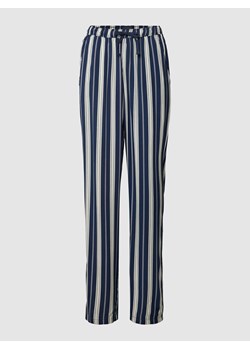 Spodnie od piżamy z wiskozy ze wzorem w paski ze sklepu Peek&Cloppenburg  w kategorii Piżamy damskie - zdjęcie 168301315