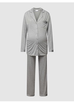 Piżama ciążowa z kołnierzem z połami ze sklepu Peek&Cloppenburg  w kategorii Piżamy damskie - zdjęcie 168301377