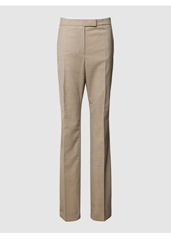 Spodnie materiałowe z drobnym,fakturowanym wzorem model ‘Teana’ ze sklepu Peek&Cloppenburg  w kategorii Spodnie damskie - zdjęcie 168301837