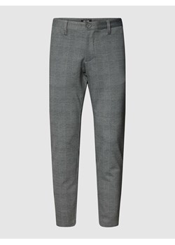 Spodnie o kroju tapered fit z dodatkiem streczu model ‘Mark’ ze sklepu Peek&Cloppenburg  w kategorii Spodnie męskie - zdjęcie 168302106