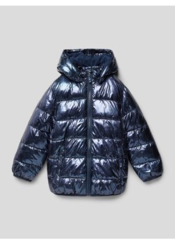 Pikowana kurtka z odpinanym kapturem ze sklepu Peek&Cloppenburg  w kategorii Kurtki dziewczęce - zdjęcie 168302535